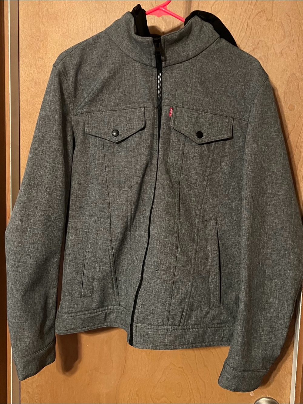 Men's Gray Hooded Jacket - Levi's